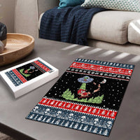 Alien Christmas Puzzle Xmas Holiday Patterns - Wonder Print Shop