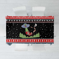 Alien Christmas Tablecloth Xmas Holiday Patterns - Wonder Print Shop