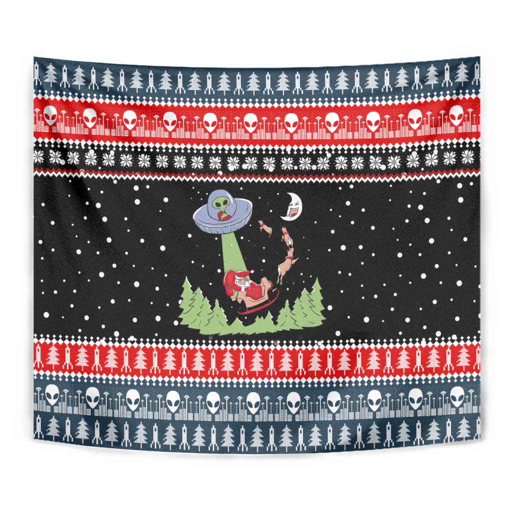 Alien Christmas Tapestry Xmas Holiday Patterns - Wonder Print Shop