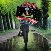Alien Christmas Umbrella Xmas Holiday Patterns - Wonder Print Shop