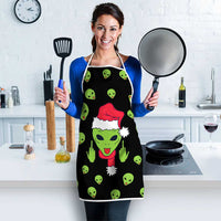 Alien Christmas Apron Xmas Holiday Patterns - Wonder Print Shop