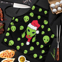 Alien Christmas Apron Xmas Holiday Patterns - Wonder Print Shop