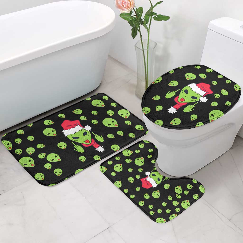 Alien Christmas Bathroom Set Xmas Holiday Patterns - Wonder Print Shop