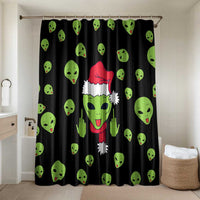 Alien Christmas Bathroom Set Xmas Holiday Patterns - Wonder Print Shop