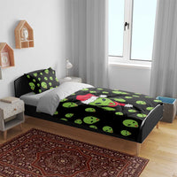 Alien Christmas Bedding Set Xmas Holiday Patterns - Wonder Print Shop