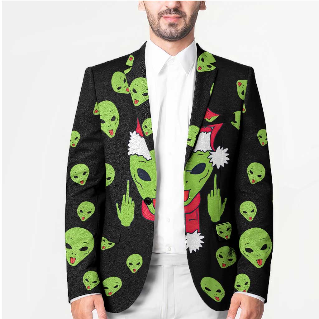 Alien Christmas Blazer Xmas Holiday Patterns - Wonder Print Shop