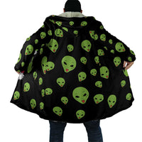 Alien Christmas Cloak Xmas Holiday Patterns - Wonder Print Shop
