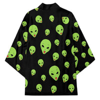 Alien Christmas Kimono Xmas Holiday Patterns - Wonder Print Shop