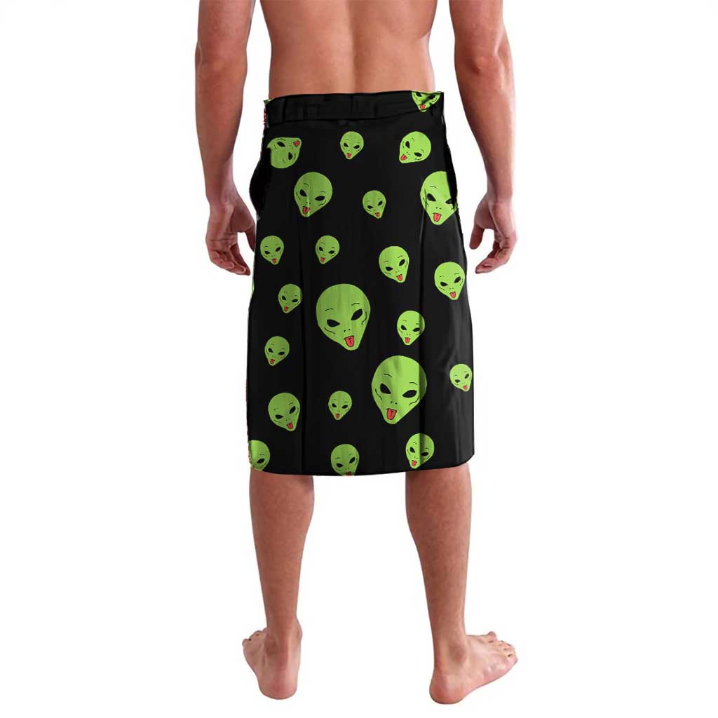 Alien Christmas Lavalava Xmas Holiday Patterns - Wonder Print Shop