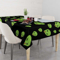Alien Christmas Tablecloth Xmas Holiday Patterns - Wonder Print Shop