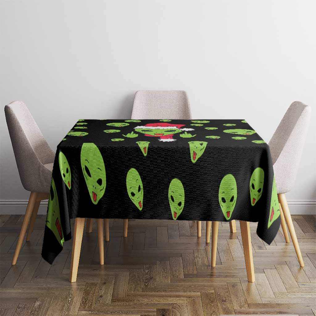 Alien Christmas Tablecloth Xmas Holiday Patterns - Wonder Print Shop
