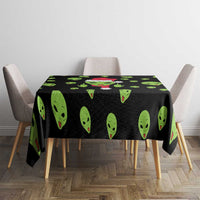Alien Christmas Tablecloth Xmas Holiday Patterns - Wonder Print Shop