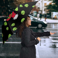 Alien Christmas Umbrella Xmas Holiday Patterns - Wonder Print Shop