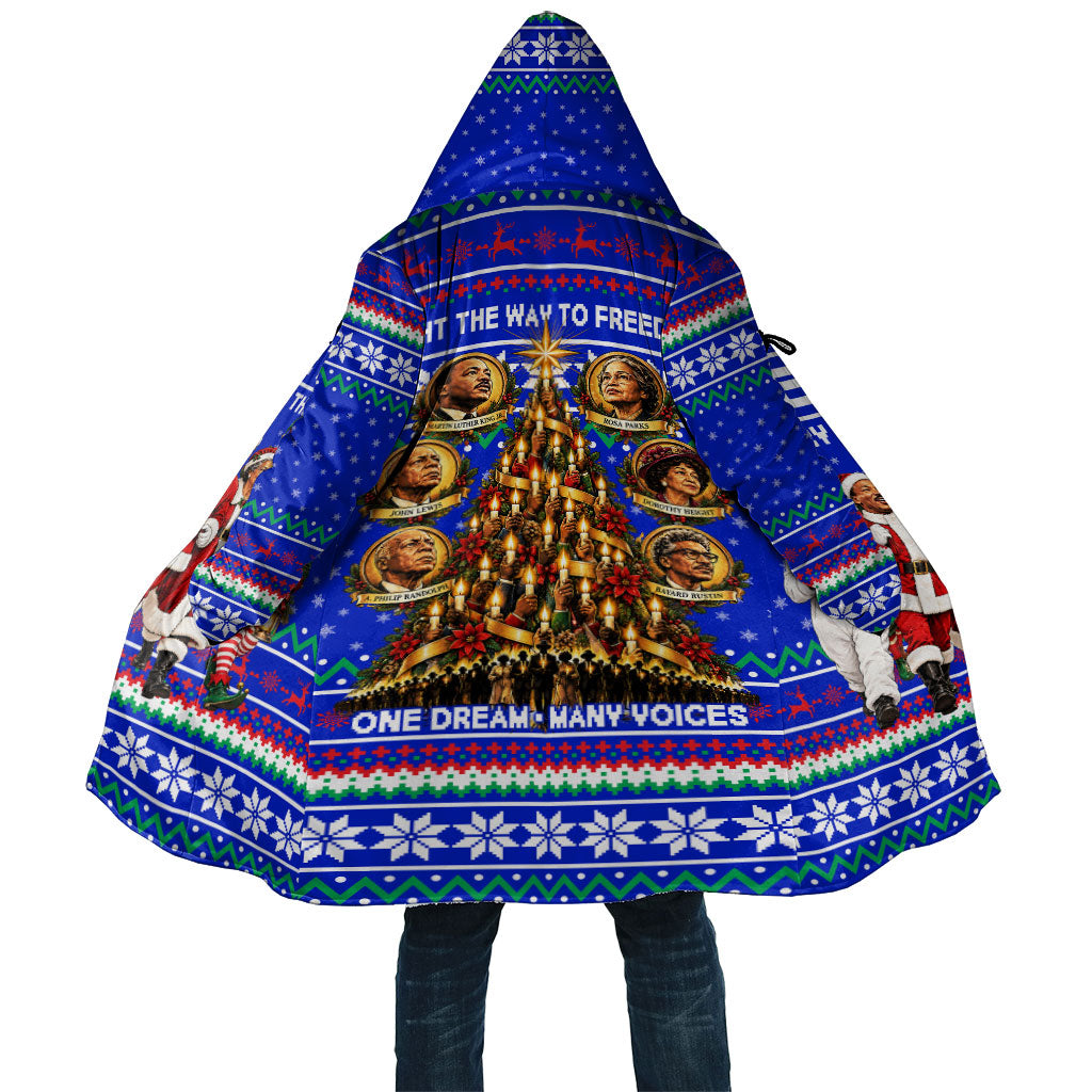 Civil Rights Leaders Christmas Cloak Pattern Vintage Retro Black History Freedom Art