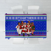 Civil Rights Leaders Christmas Tablecloth Pattern Vintage Retro Black History Freedom Art