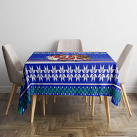 Civil Rights Leaders Christmas Tablecloth Pattern Vintage Retro Black History Freedom Art