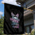 Skull Wings Roses - Zero Fuck Given Garden Flag - Wonder Print Shop