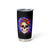 Warning Kinda Crazy Messy Bun Skull Tumbler Cup