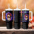 Warning Kinda Crazy Messy Bun Skull Tumbler With Handle - Wonder Print Shop