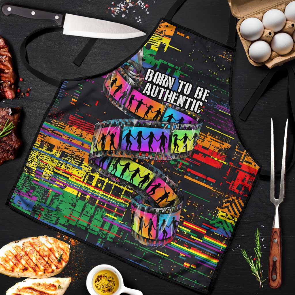 100% Human Apron Born to Be Authentic