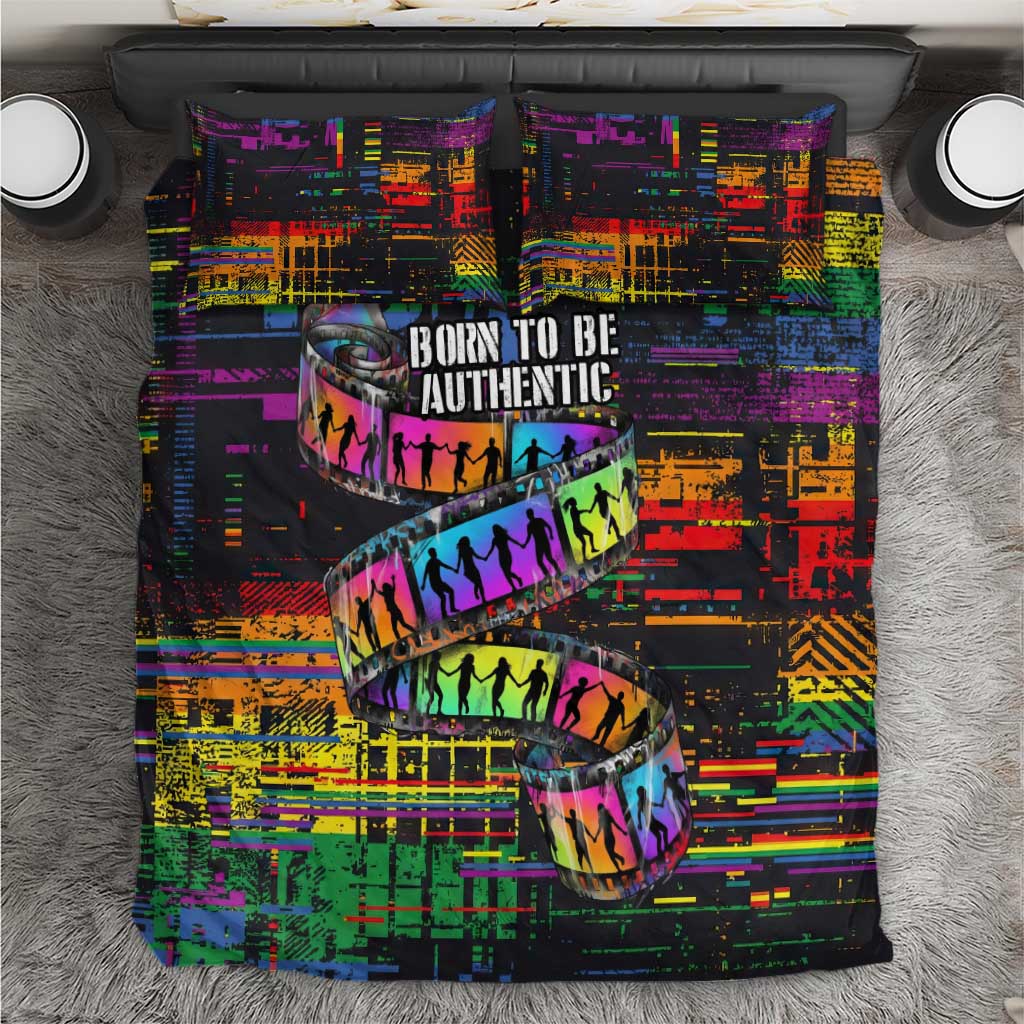 100% Human Bedding Set Born to Be Authentic