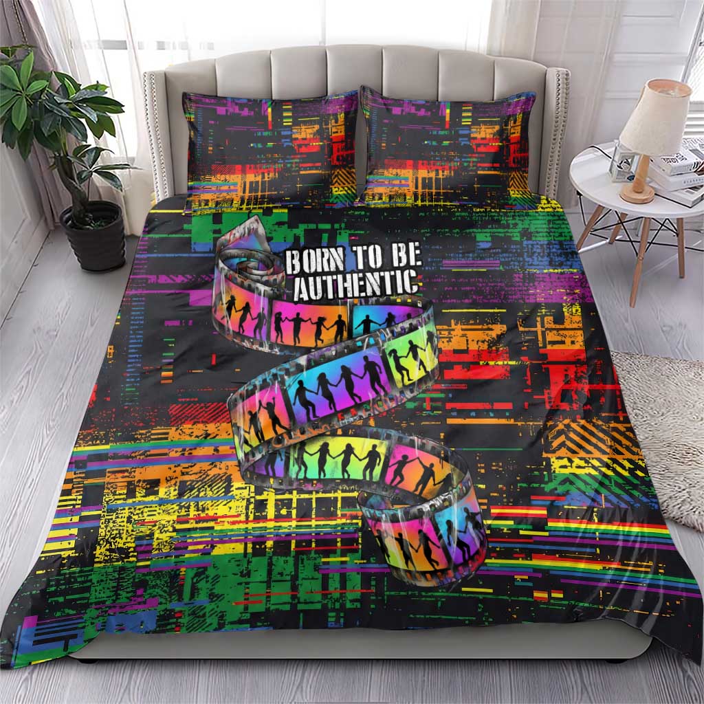 100% Human Bedding Set Born to Be Authentic