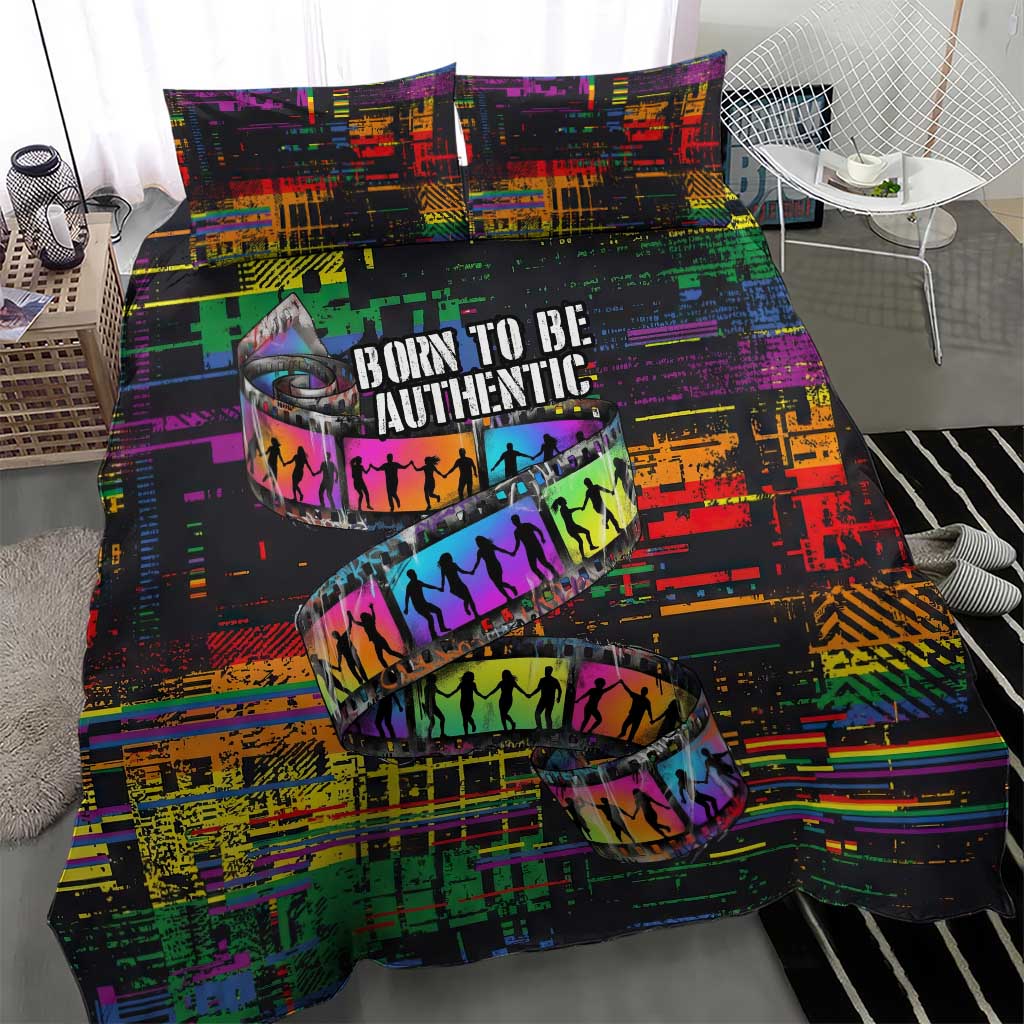100% Human Bedding Set Born to Be Authentic