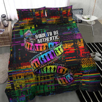 100% Human Bedding Set Born to Be Authentic