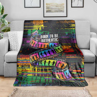 100% Human Blanket Born to Be Authentic
