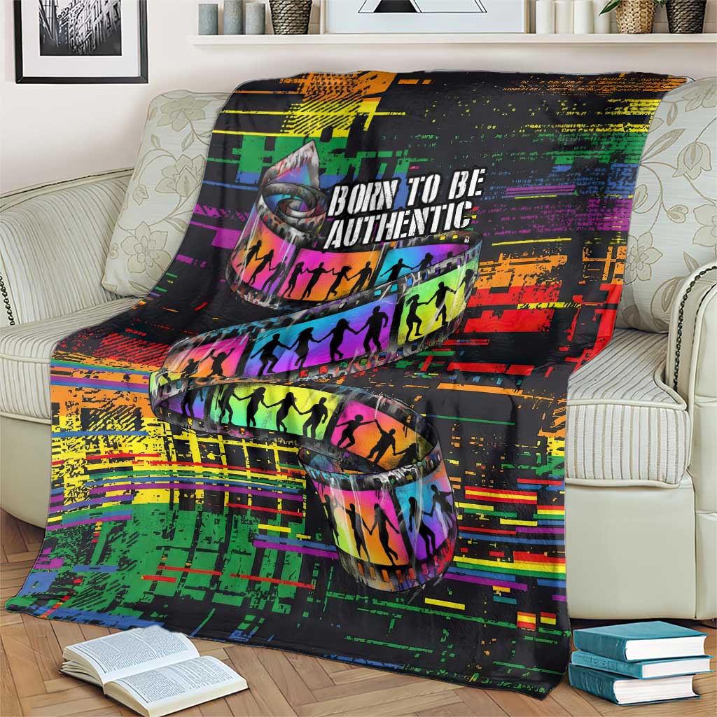 100% Human Blanket Born to Be Authentic