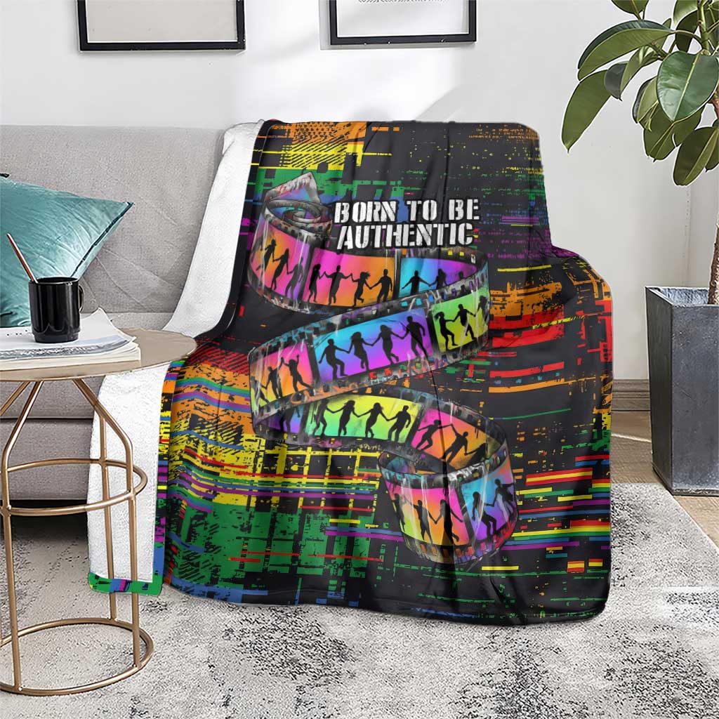 100% Human Blanket Born to Be Authentic