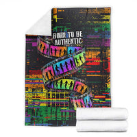 100% Human Blanket Born to Be Authentic