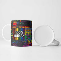 100% Human Ceramic Mug Born to Be Authentic