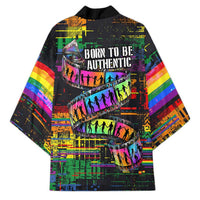 100% Human Kimono Born to Be Authentic