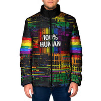 100% Human Padded Jacket Born to Be Authentic