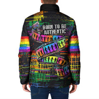 100% Human Padded Jacket Born to Be Authentic
