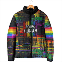 100% Human Padded Jacket Born to Be Authentic