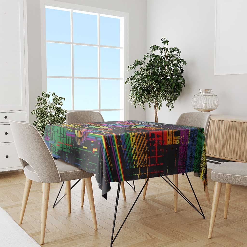 100% Human Tablecloth Born to Be Authentic