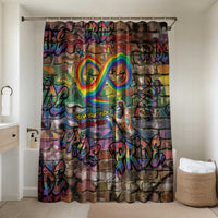 Pride Graffiti Wall Bathroom Set Speak Your Truth, Embrace Your Color