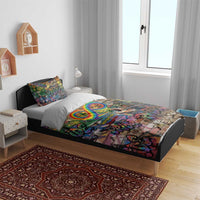 Pride Graffiti Wall Bedding Set Speak Your Truth, Embrace Your Color