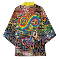 Pride Graffiti Wall Kimono Speak Your Truth, Embrace Your Color