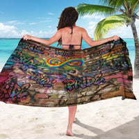 Pride Graffiti Wall Sarong Speak Your Truth, Embrace Your Color