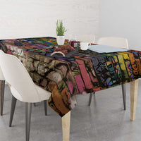 Pride Graffiti Wall Tablecloth Speak Your Truth, Embrace Your Color