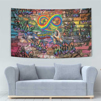 Pride Graffiti Wall Tapestry Speak Your Truth, Embrace Your Color