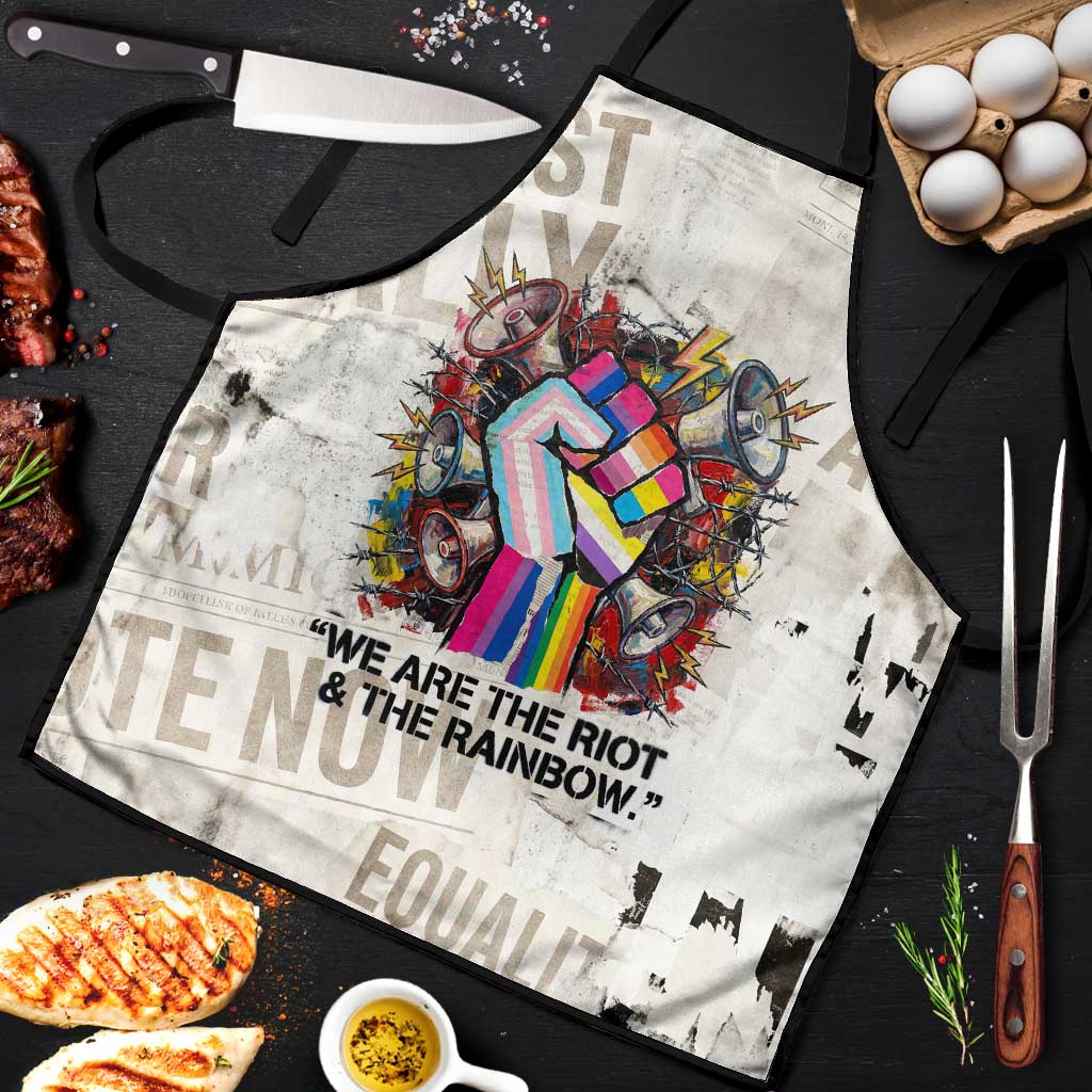 Loud & Proud Apron Riot and the Rainbow Protest Art