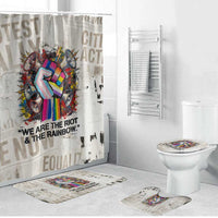 Loud & Proud Bathroom Set Riot and the Rainbow Protest Art