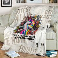 Loud & Proud Blanket Riot and the Rainbow Protest Art