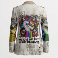 Loud & Proud Blazer Riot and the Rainbow Protest Art