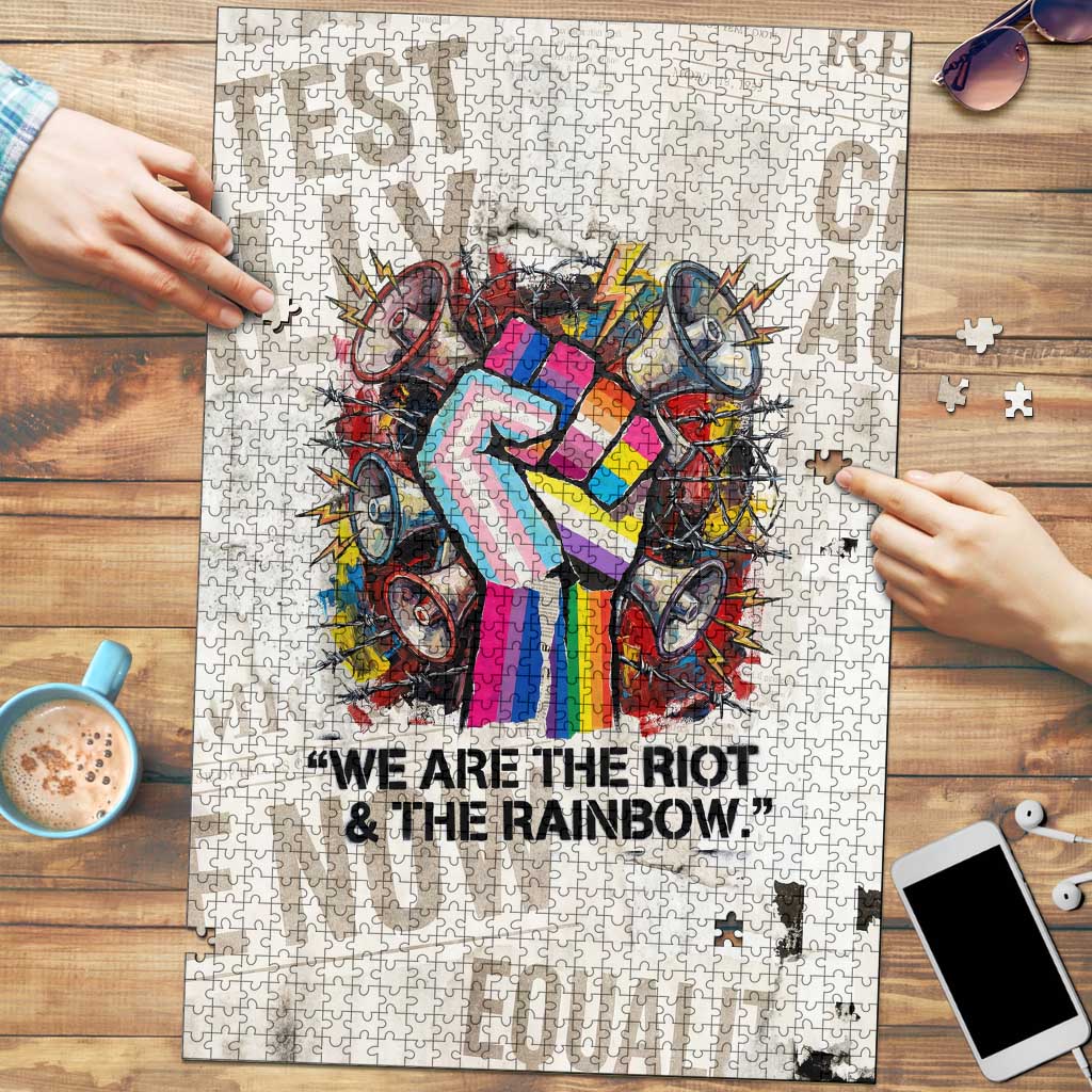 Loud & Proud Puzzle Riot and the Rainbow Protest Art
