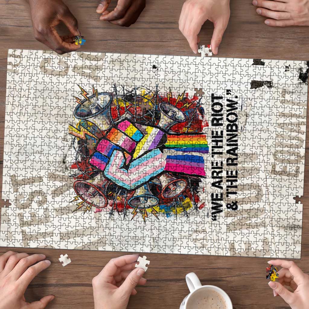Loud & Proud Puzzle Riot and the Rainbow Protest Art